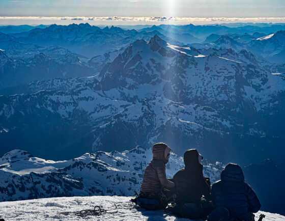 Teaming on Mt Baker