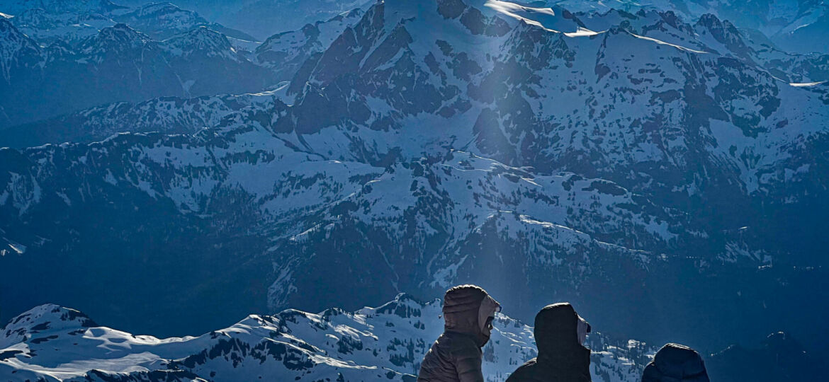 Teaming on Mt Baker, photo by Andy Robbins