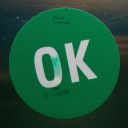 OK on a green circle background