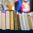 Books on a shelf