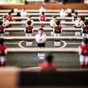 A table football game